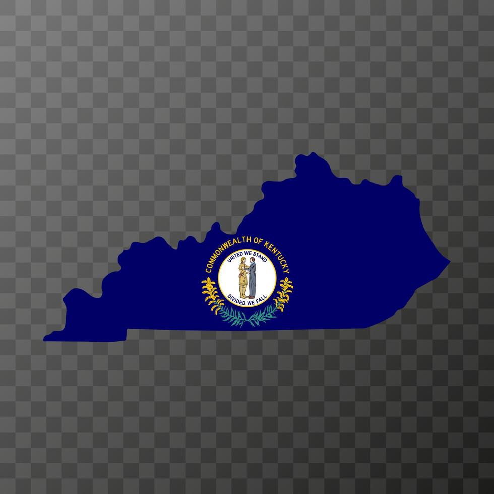 Kentucky-Staatsflagge. Vektor-Illustration. vektor