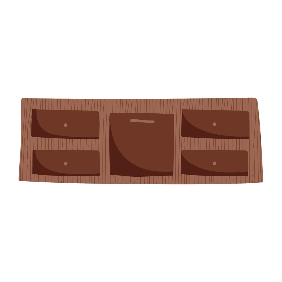 brun trä- lådor möbel isolerat ikon vektor