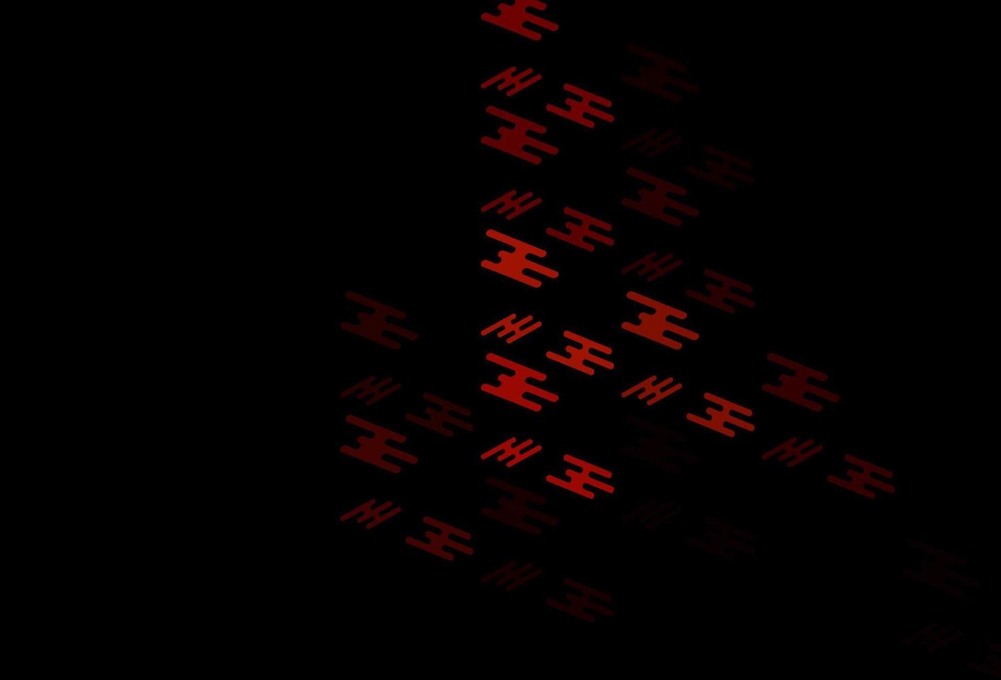 mörk röd vektor bakgrund med långa rader.