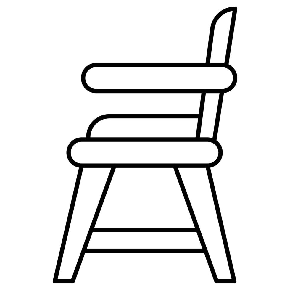 bebis stol som kan lätt ändra eller redigera vektor