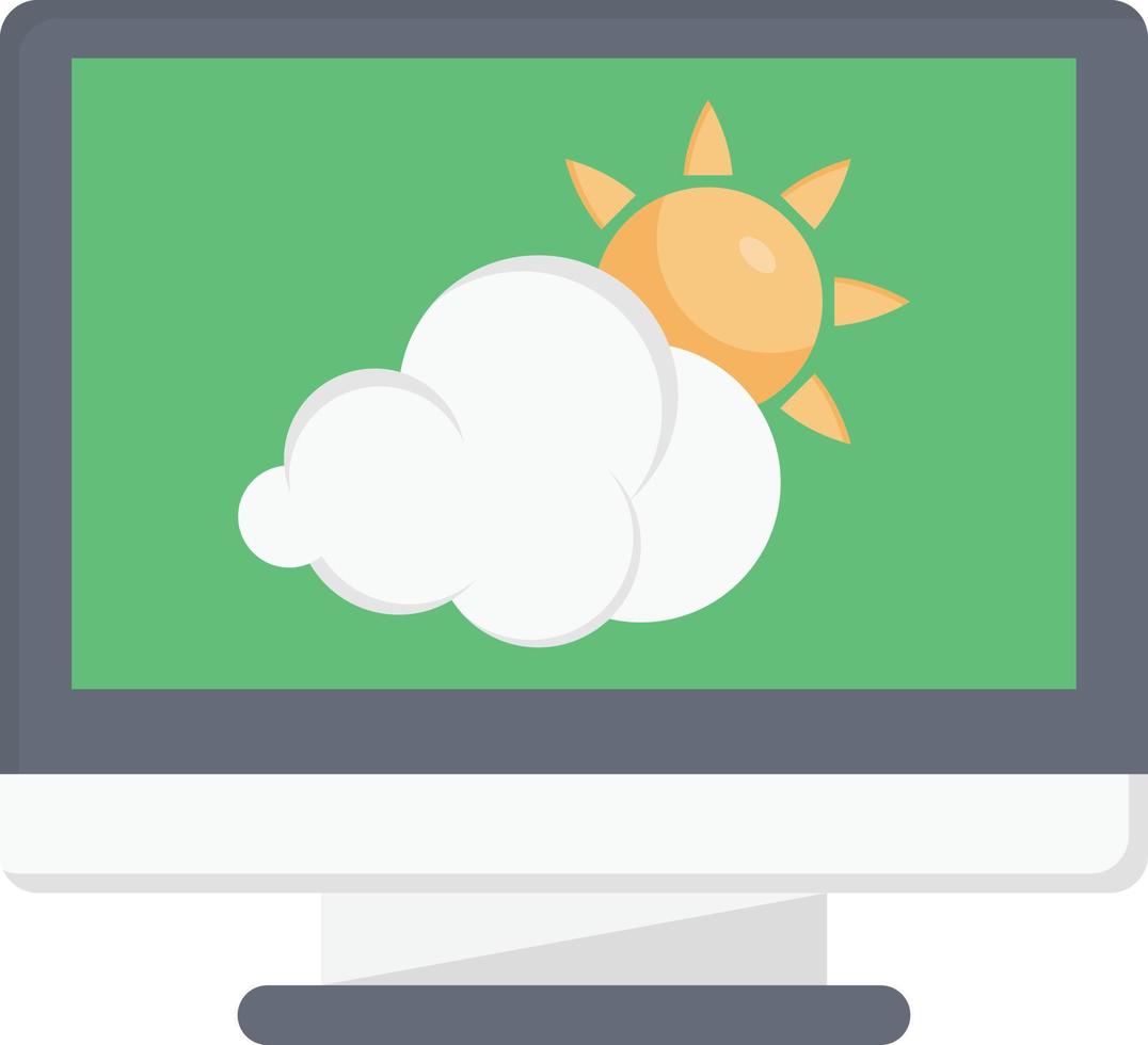 skärm väder vektor illustration på en bakgrund.premium kvalitet symbols.vector ikoner för begrepp och grafisk design.