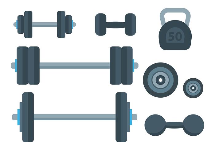 Gratis Dumbell Ikoner Vector