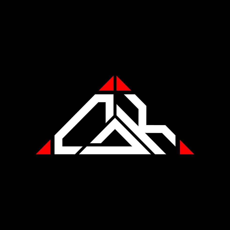 cdk brev logotyp kreativ design med vektor grafisk, cdk enkel och modern logotyp i triangel form.