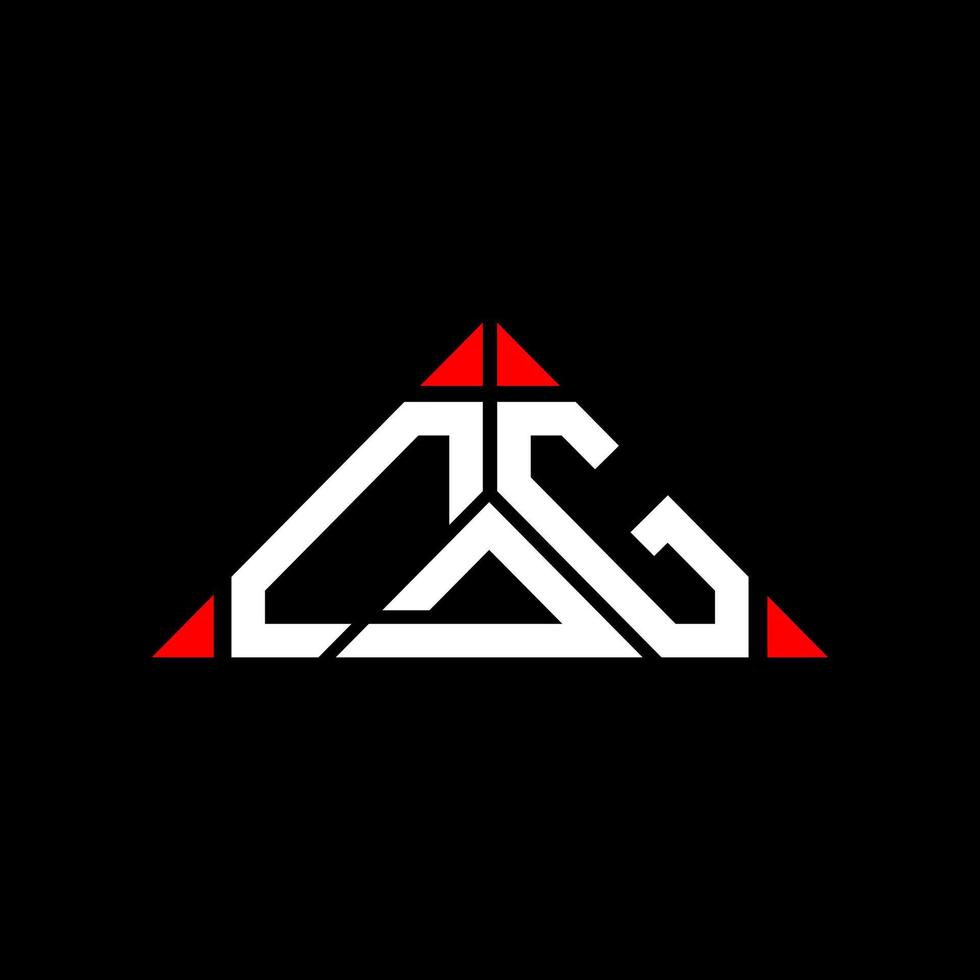 cdg brev logotyp kreativ design med vektor grafisk, cdg enkel och modern logotyp i triangel form.