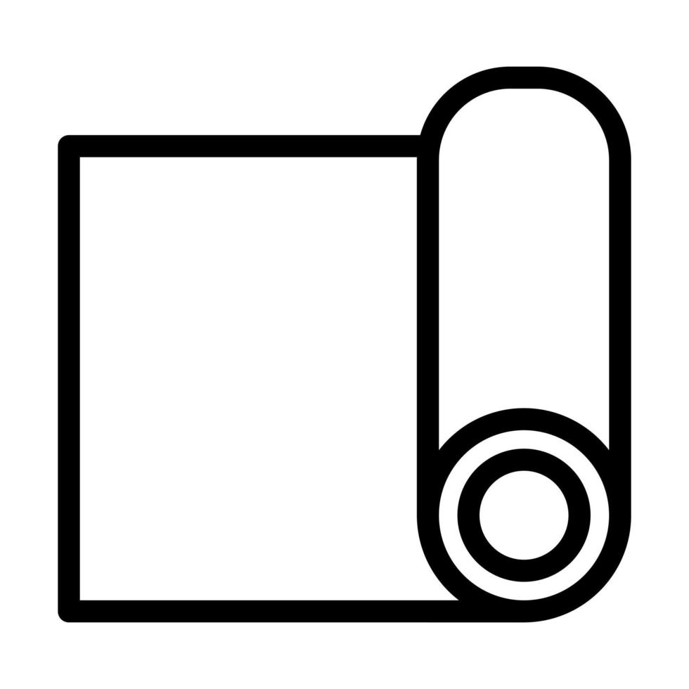 Turnmatten-Icon-Design vektor