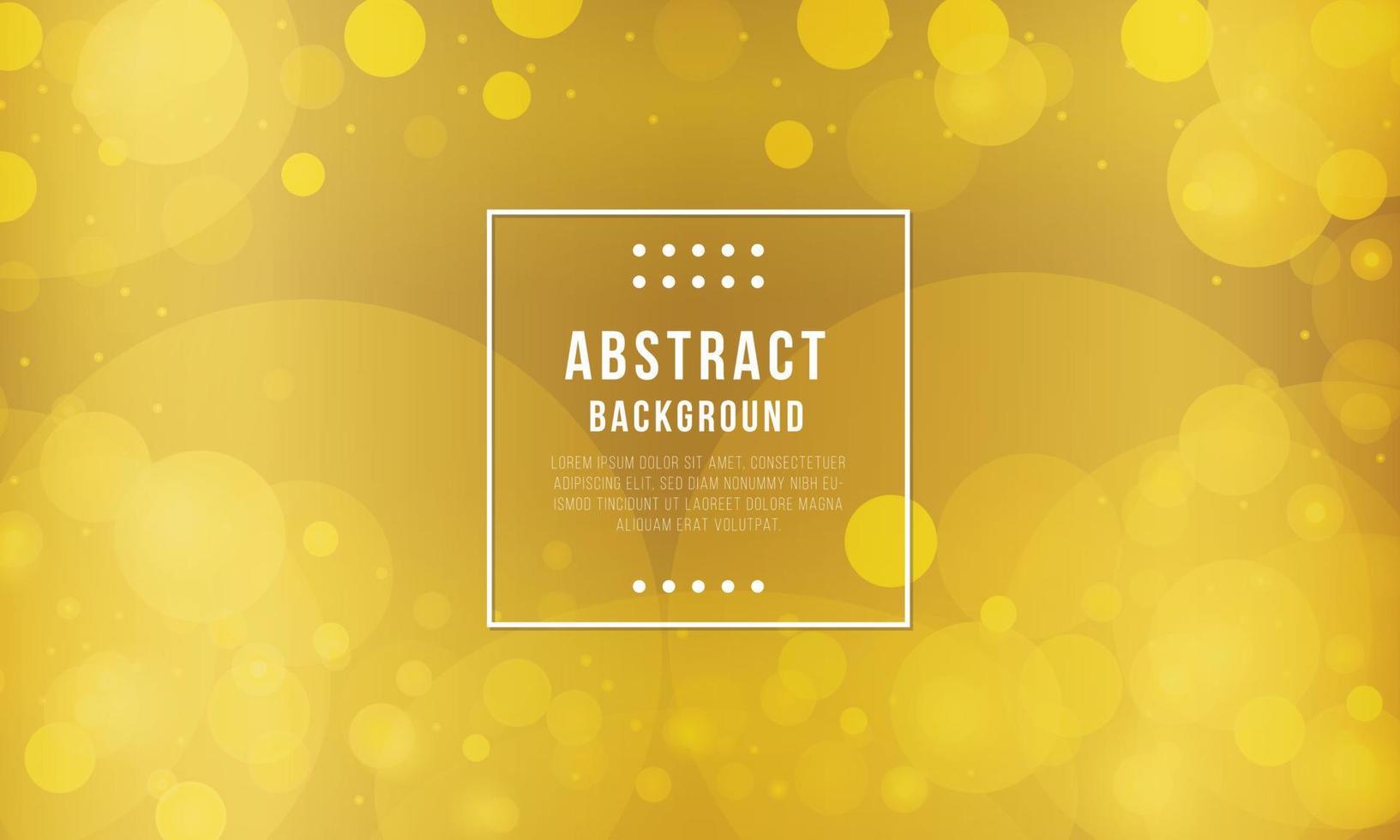 abstrakter Bokeh-Lichteffekt mit goldenem Hintergrund, Bokeh-Textur, Bokeh-Hintergrund, Vektorillustration für Grafikdesign vektor