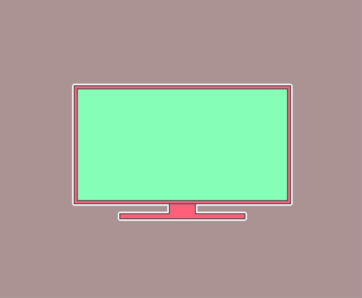 tv modern ikon vektor