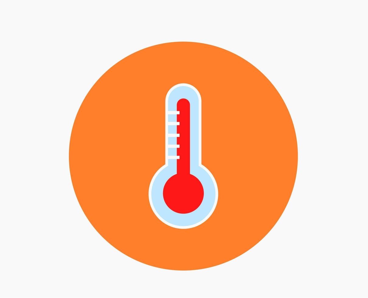 Thermometer hoher Vektor