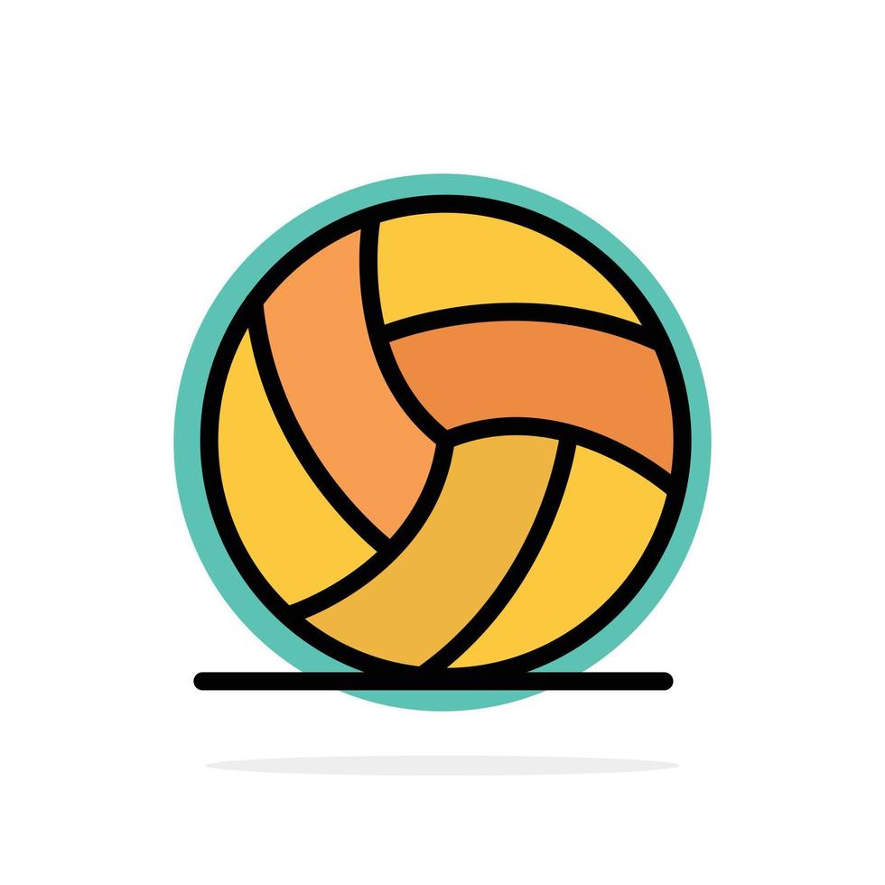Fußball Irland Spiel Sport abstrakte Kreis Hintergrund flache Farbe Symbol vektor