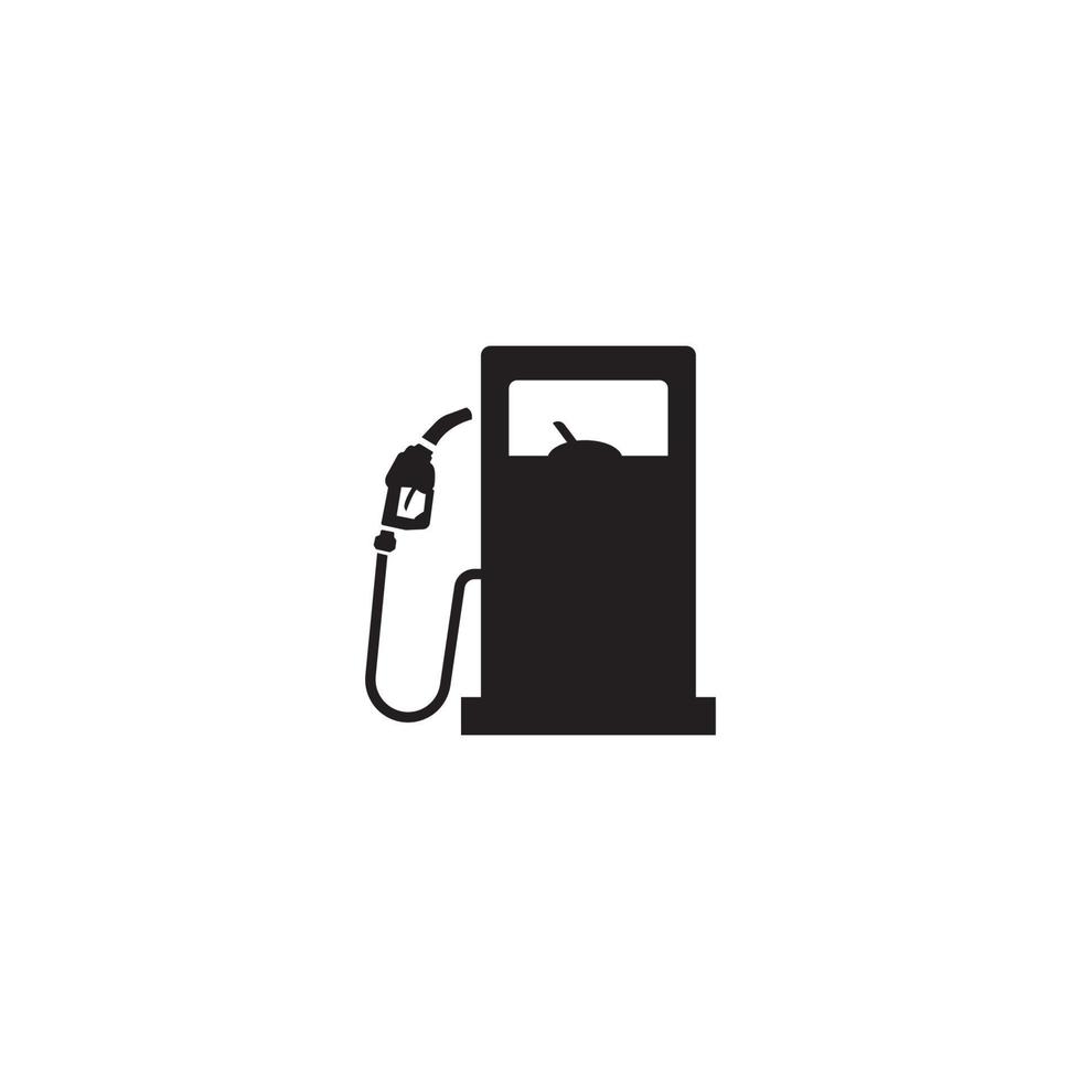 benzinpumpe düse sign.tankstelle symbol. flaches Design vektor