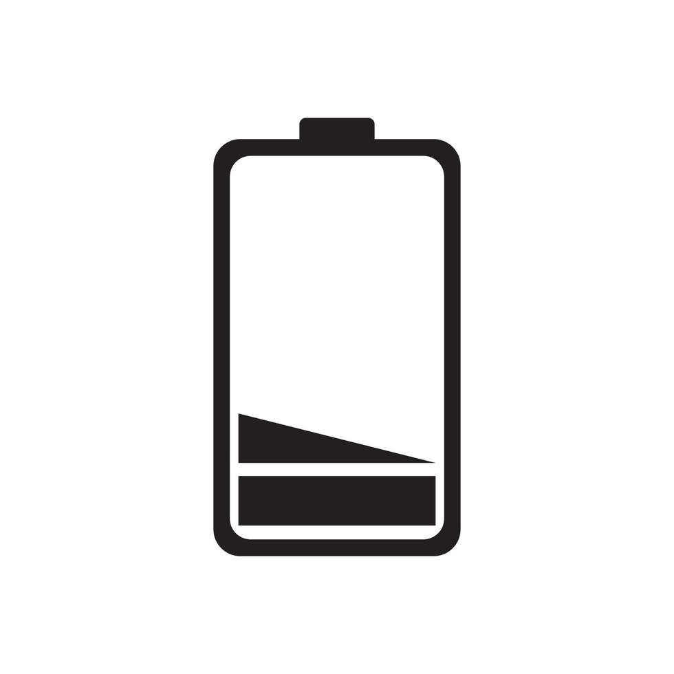 batteri ikon logotyp vektor