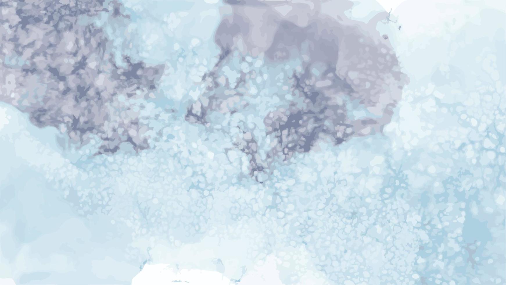 blå vattenfärg folie texturerad bakgrund. abstrakt hav yta tapet vektor
