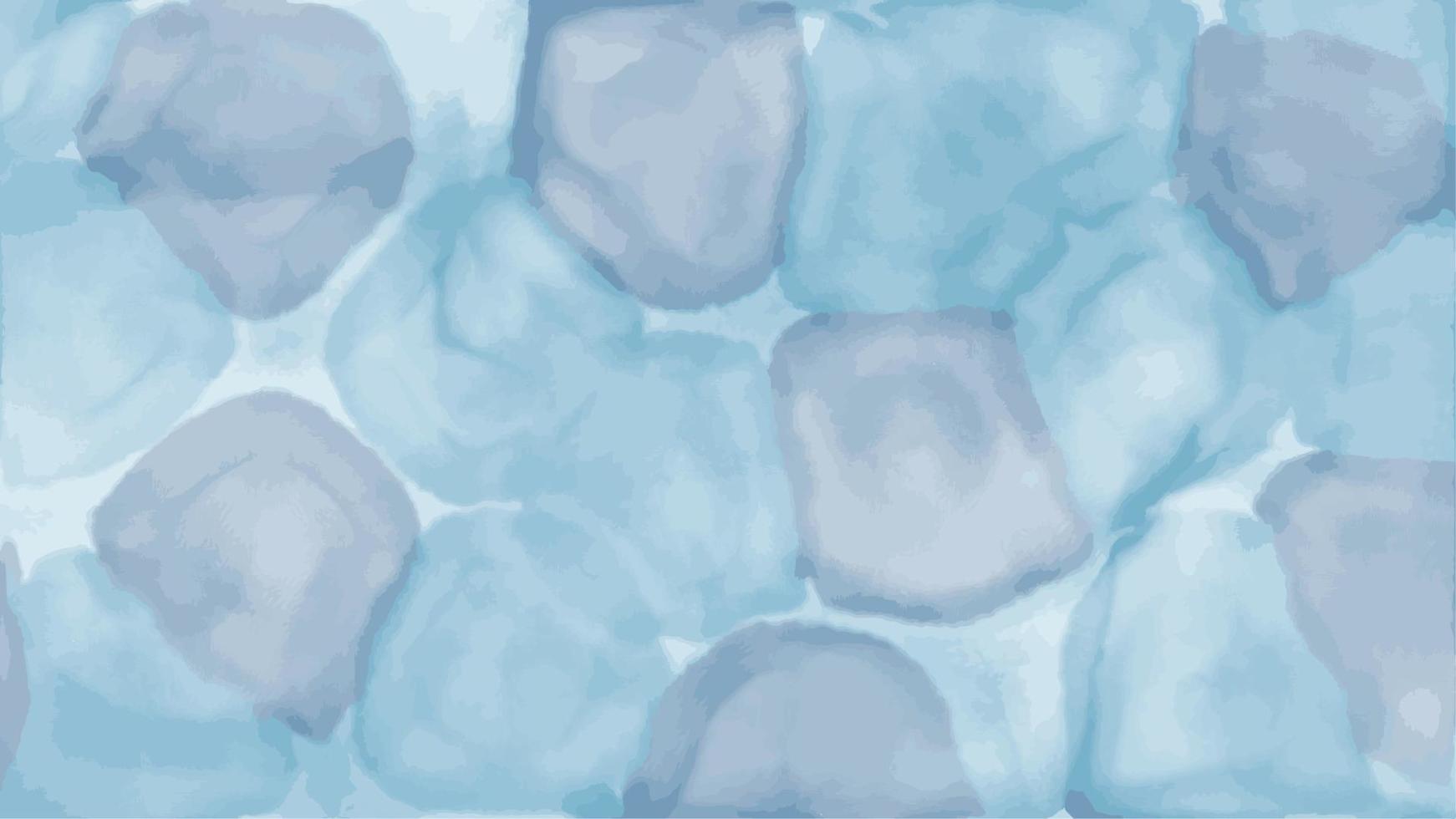 abstrakt vattenfärg blå texturerad bakgrund. vektor