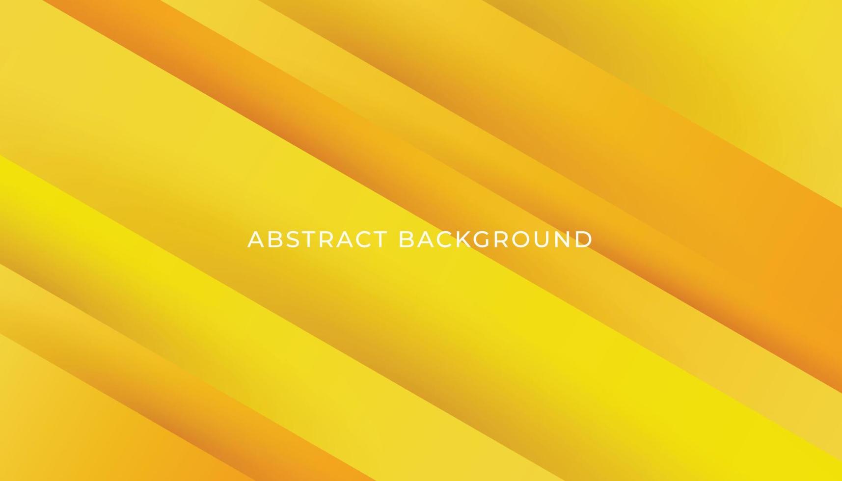abstrakte diagonale Linie gelb-orangeer Hintergrund mit dynamischem Schatten. moderner futuristischer gestreifter farbverlaufshintergrund. Vektor-Illustration vektor