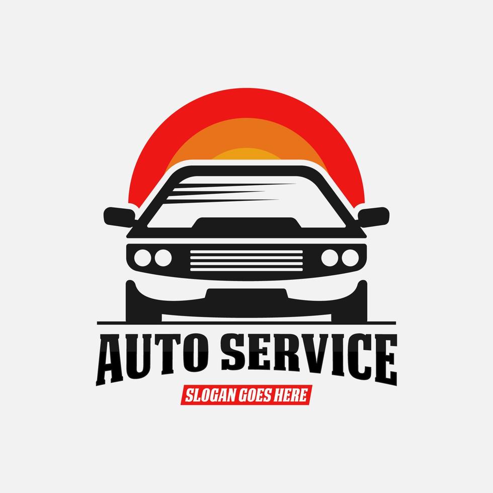 bil service och reparera bil logotyp design vektor, bäst för beställnings- garage affär inställning premie vektor