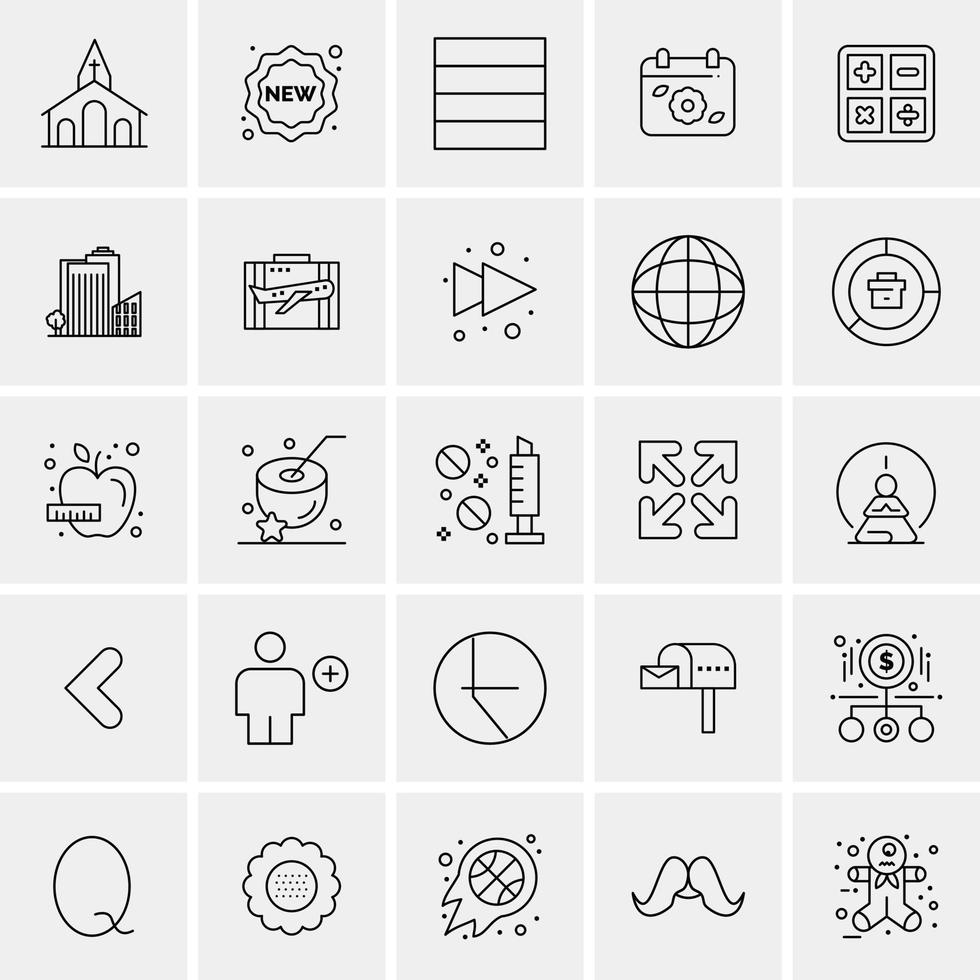 16 universelle Business-Icons Vektor kreative Icon-Illustration zur Verwendung im Web und in mobilen Projekten