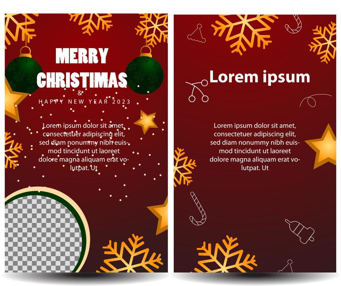 vektor jul baner packa samling med illustration boll och för natal jul dag och Lycklig ny år hälsning Välkommen Semester