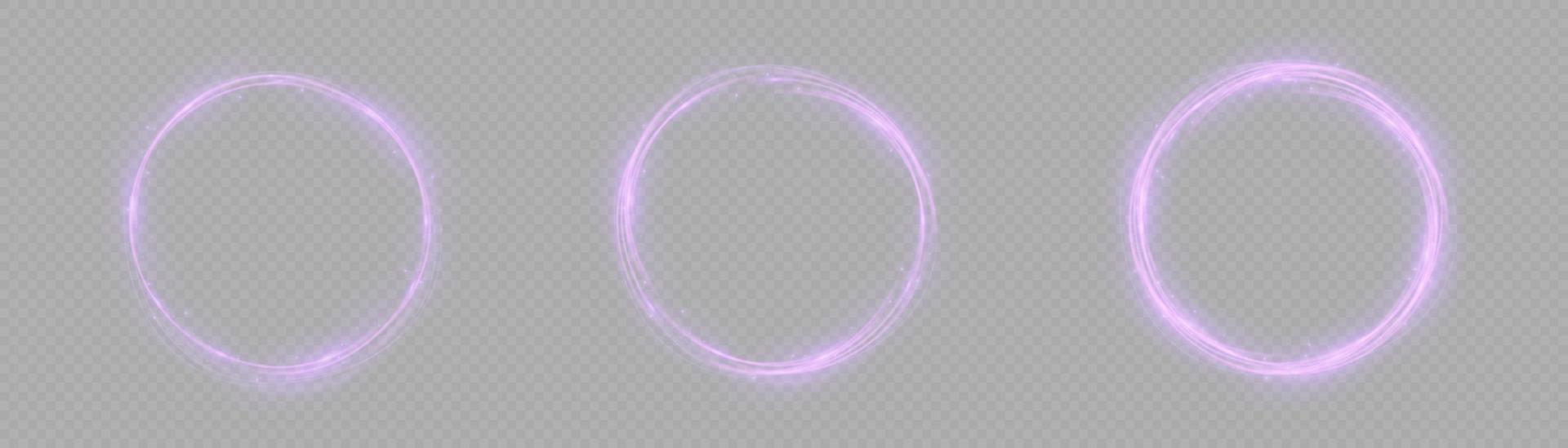 tecken av ett eterisk brand portal med en konstig gnista av flamma. modern magi cirkel av häxor med runor. dekor element för en trollkarl, schaman, medium. lysande spår effekt. vektor