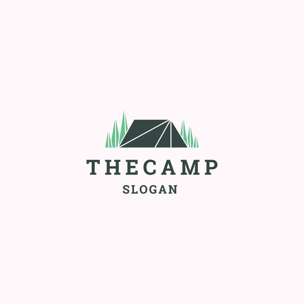 die Camp-Logo-Icon-Design-Vorlage-Vektor-Illustration vektor