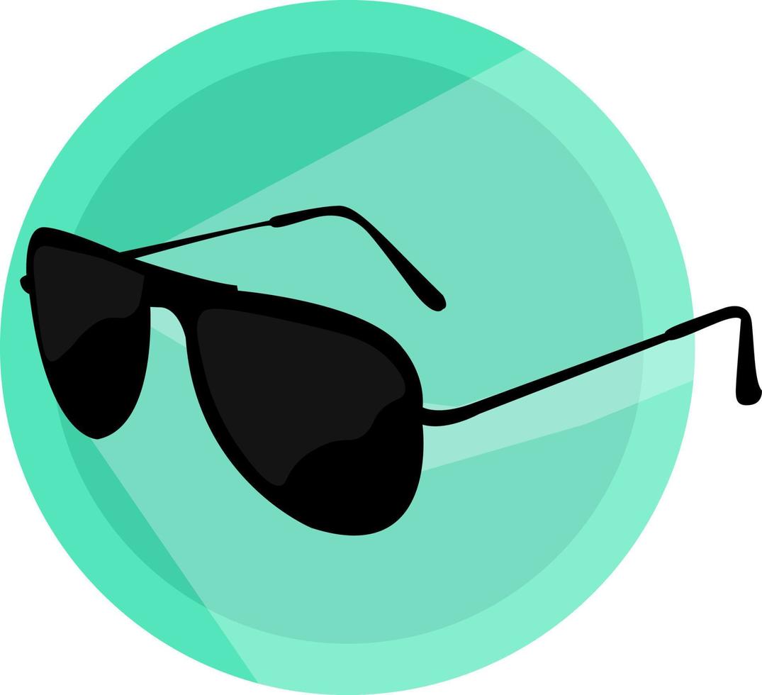 moderne Sonnenbrille, Illustration, Vektor auf weißem Hintergrund.