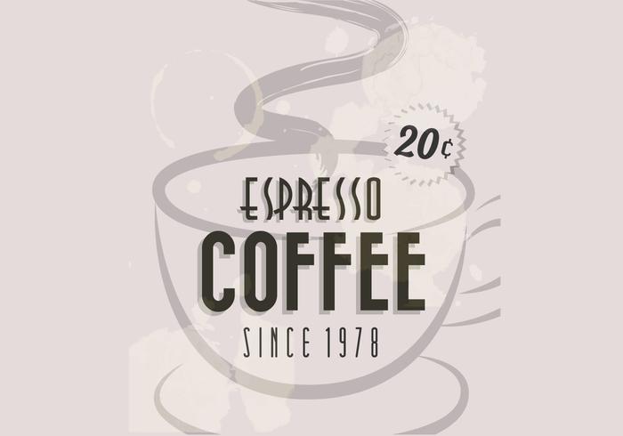 Espresso Kaffee Kaffeetasse Vektor