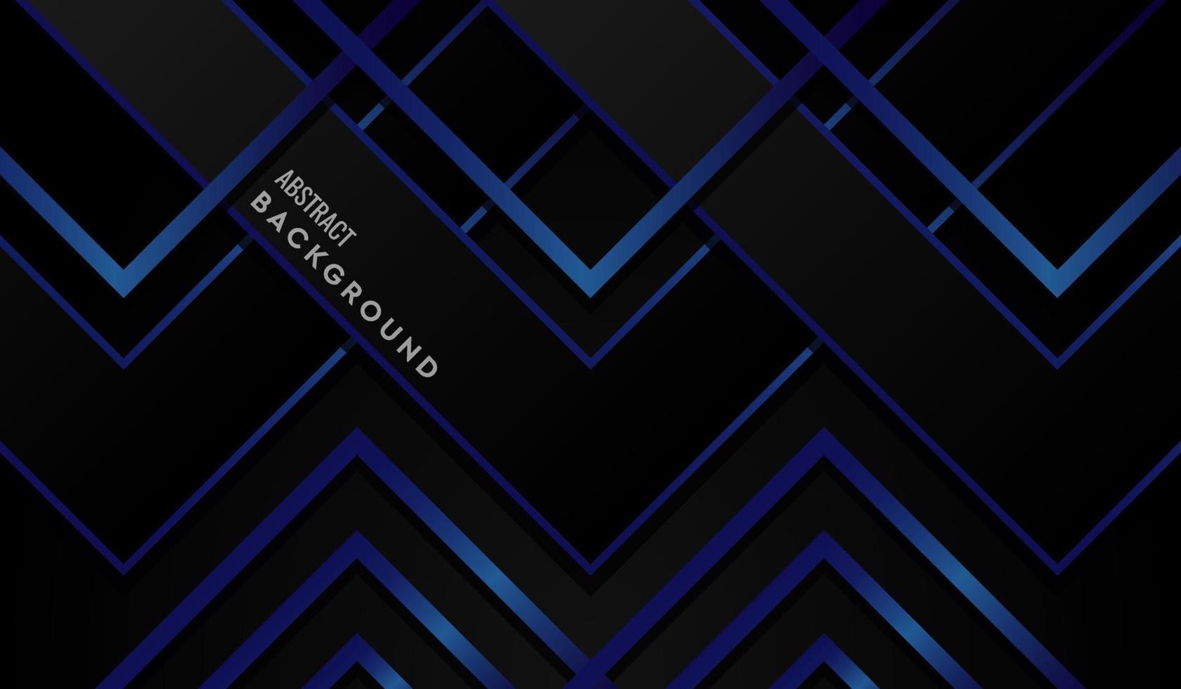 abstrakt geometrisk blå och svart modern bakgrund vektor