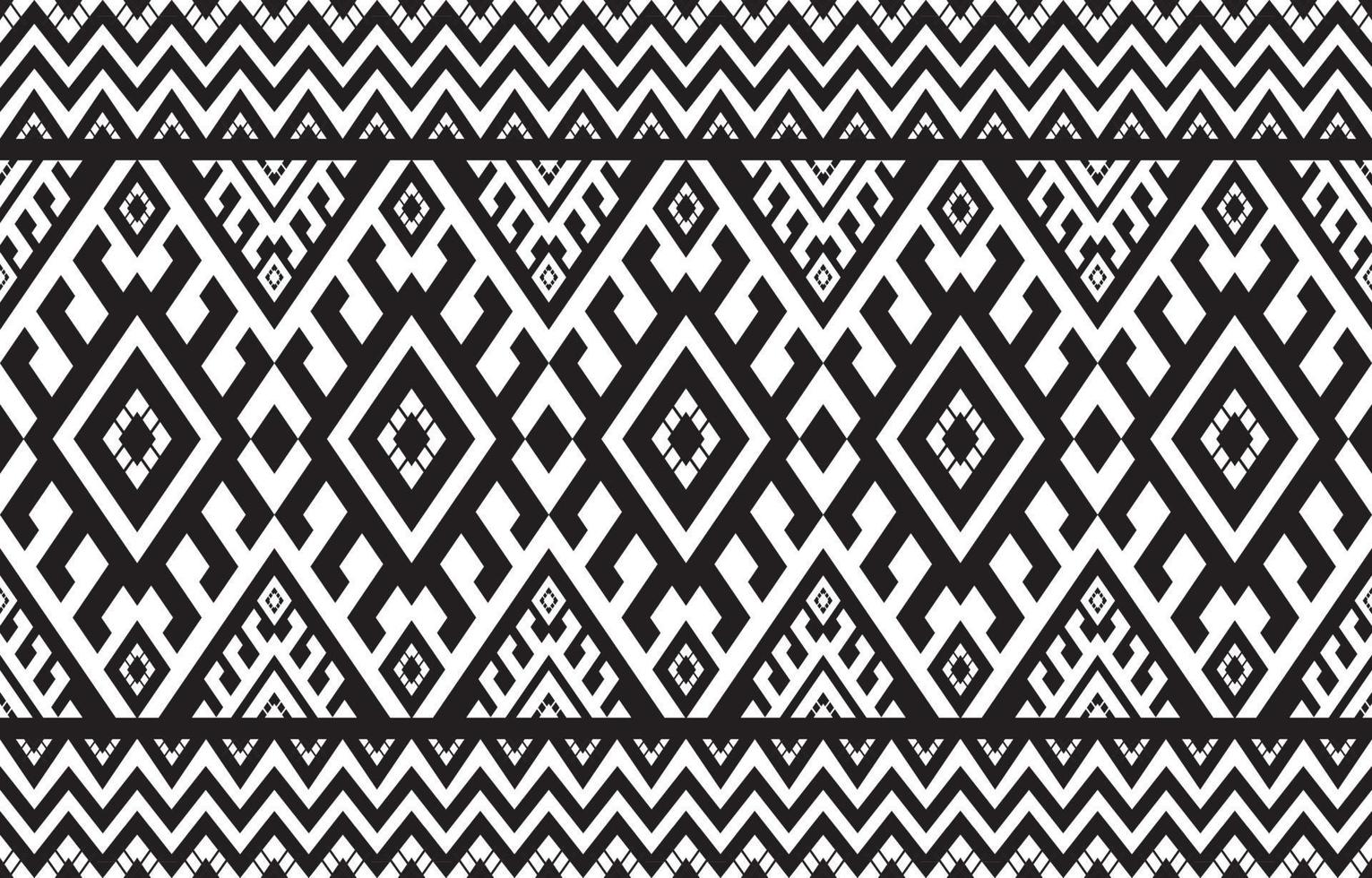 geometrisk etnisk orientalisk sömlös mönster traditionell design för bakgrund, matta, tapet, Kläder, omslag, batik, tyg, illustration, boho broderi stil. vektor