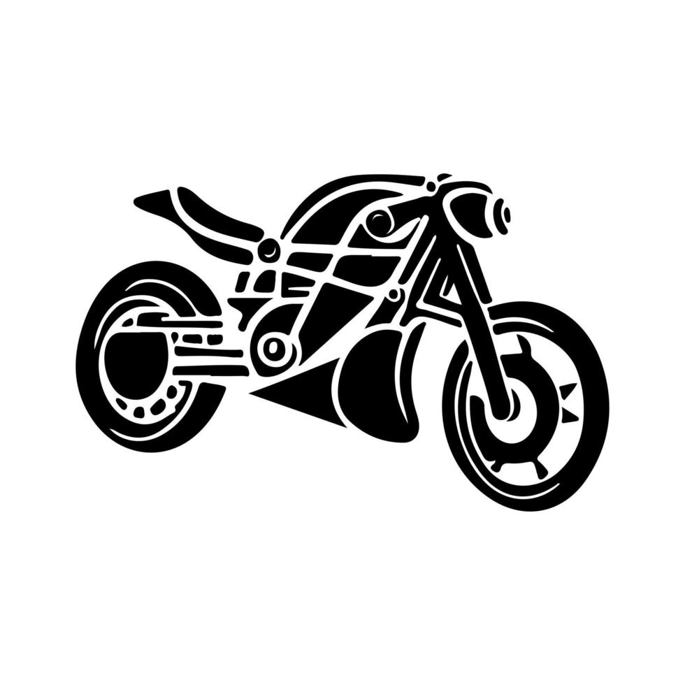 Motorrad-Logo-Vektor. vektor