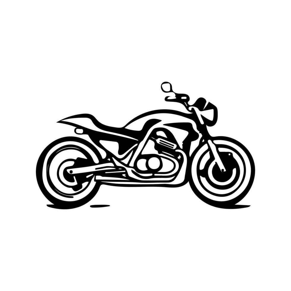 Motorrad-Logo-Vektor. vektor