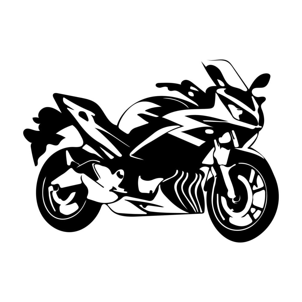 Motorrad-Logo-Vektor. vektor