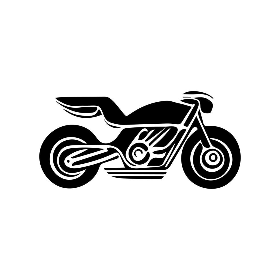 Motorrad-Logo-Vektor. vektor