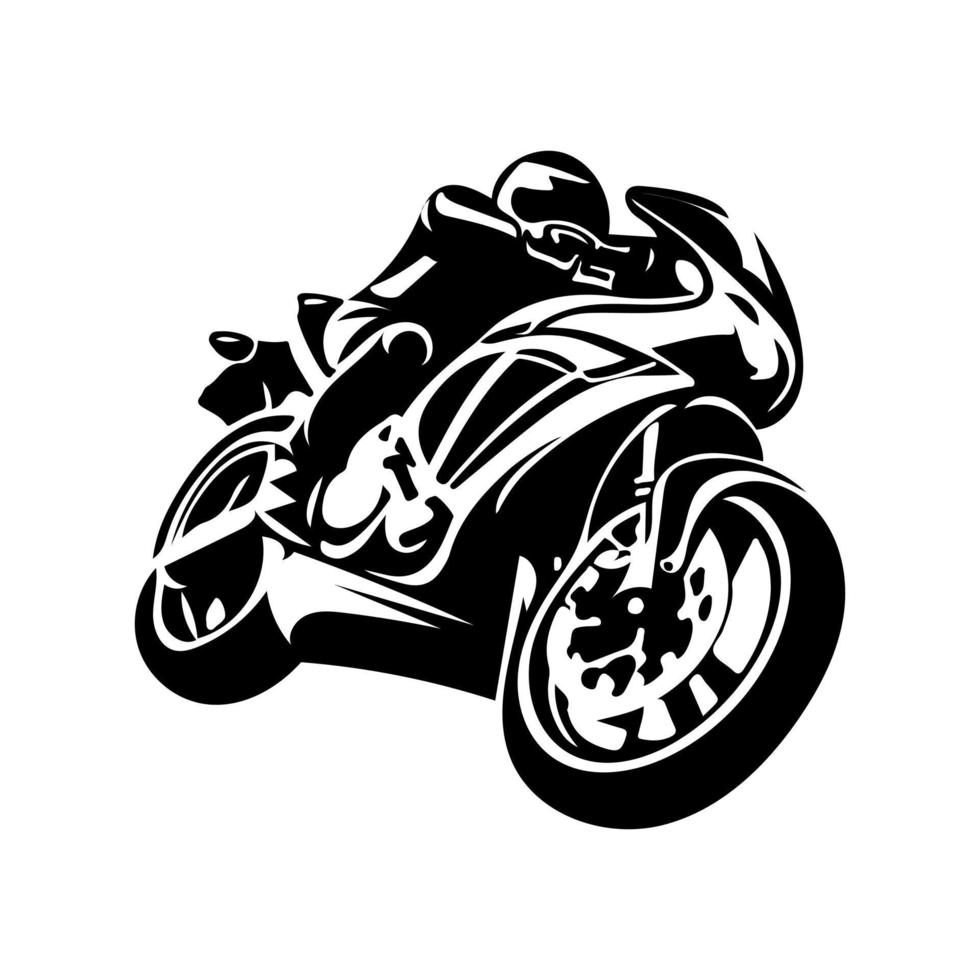 Motorrad-Logo-Vektor. vektor