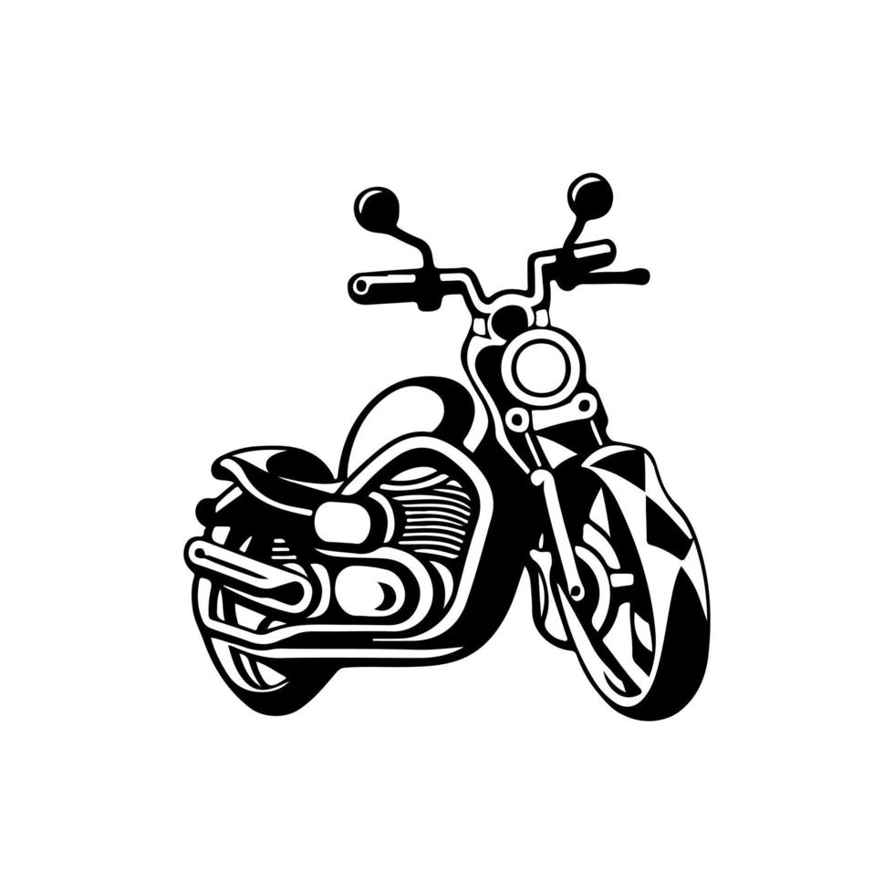 Motorrad-Logo-Vektor. vektor