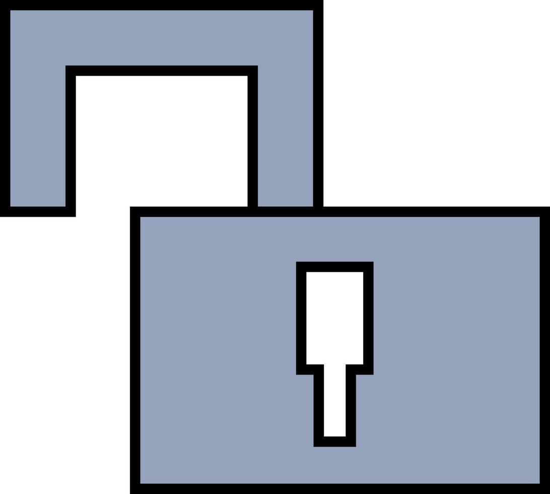 sicherer online-sicherheitszugang, illustration, vektor auf weißem hintergrund.