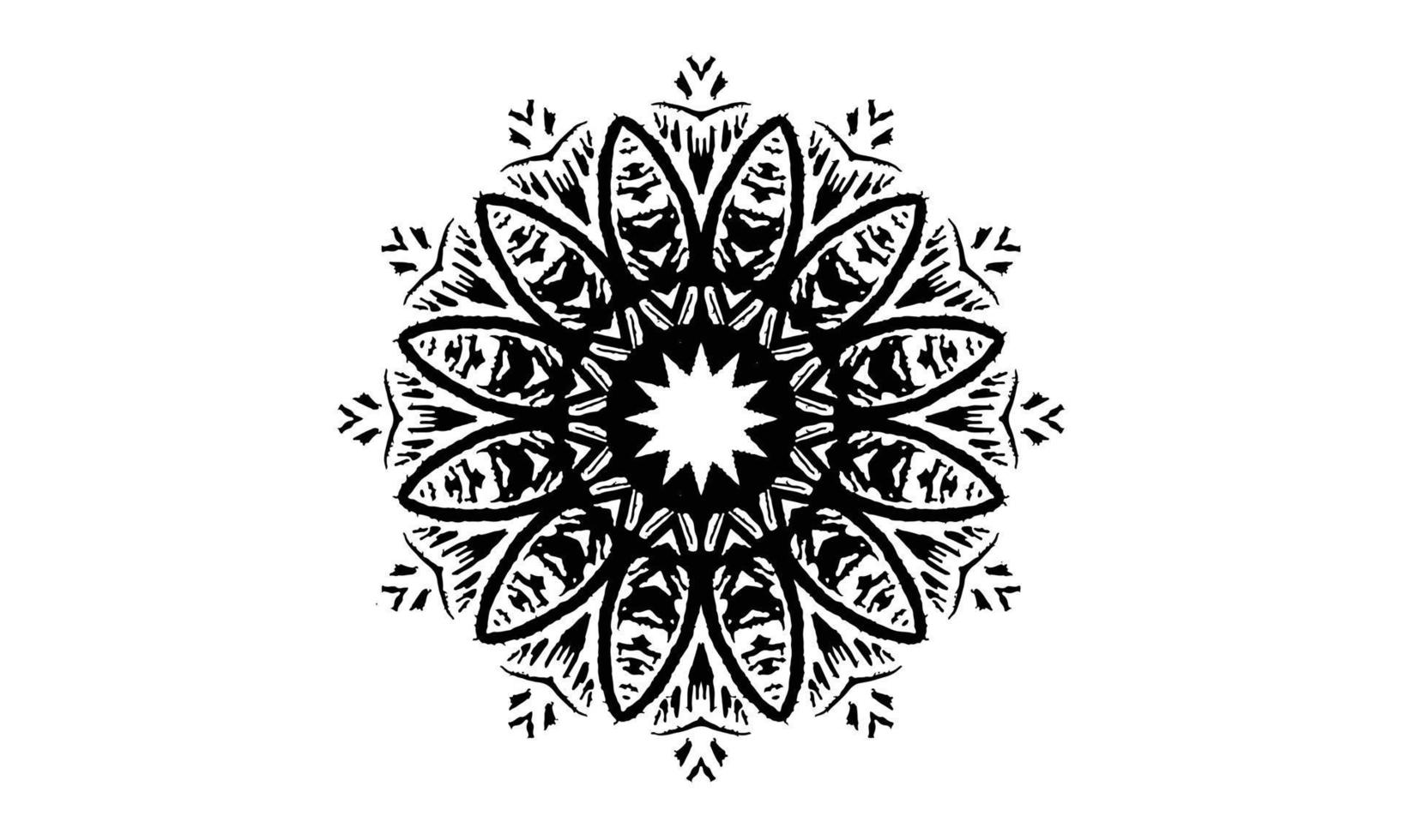 Luxus-Mandala-Design-Vektor-Hintergrund Vintage abstrakte Blumenmuster-Design vektor