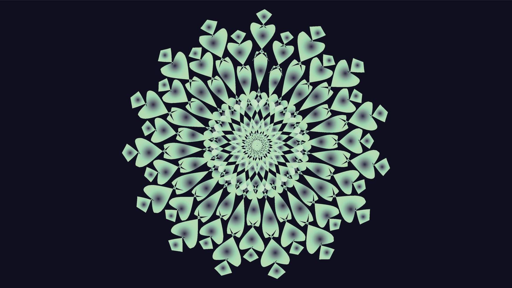 Luxus-Mandala-Design-Vektor-Hintergrund Vintage abstrakte Blumenmuster-Design vektor