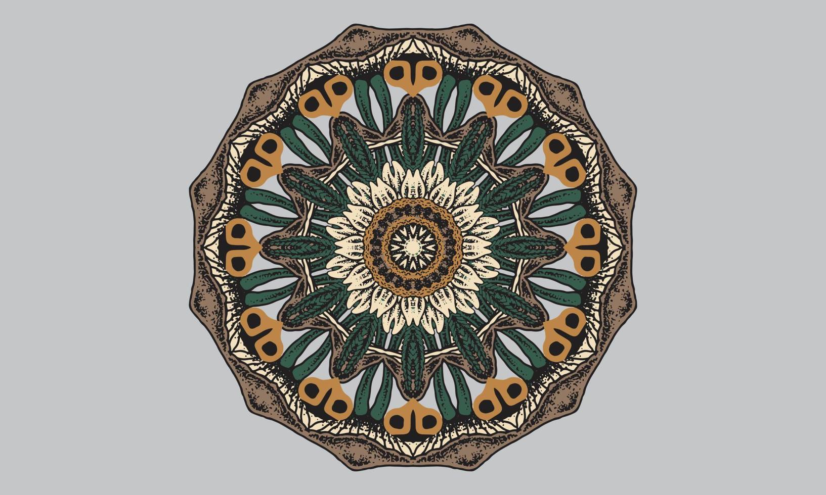 lyx mandala design vektor bakgrund årgång abstrakt blommig mönster design