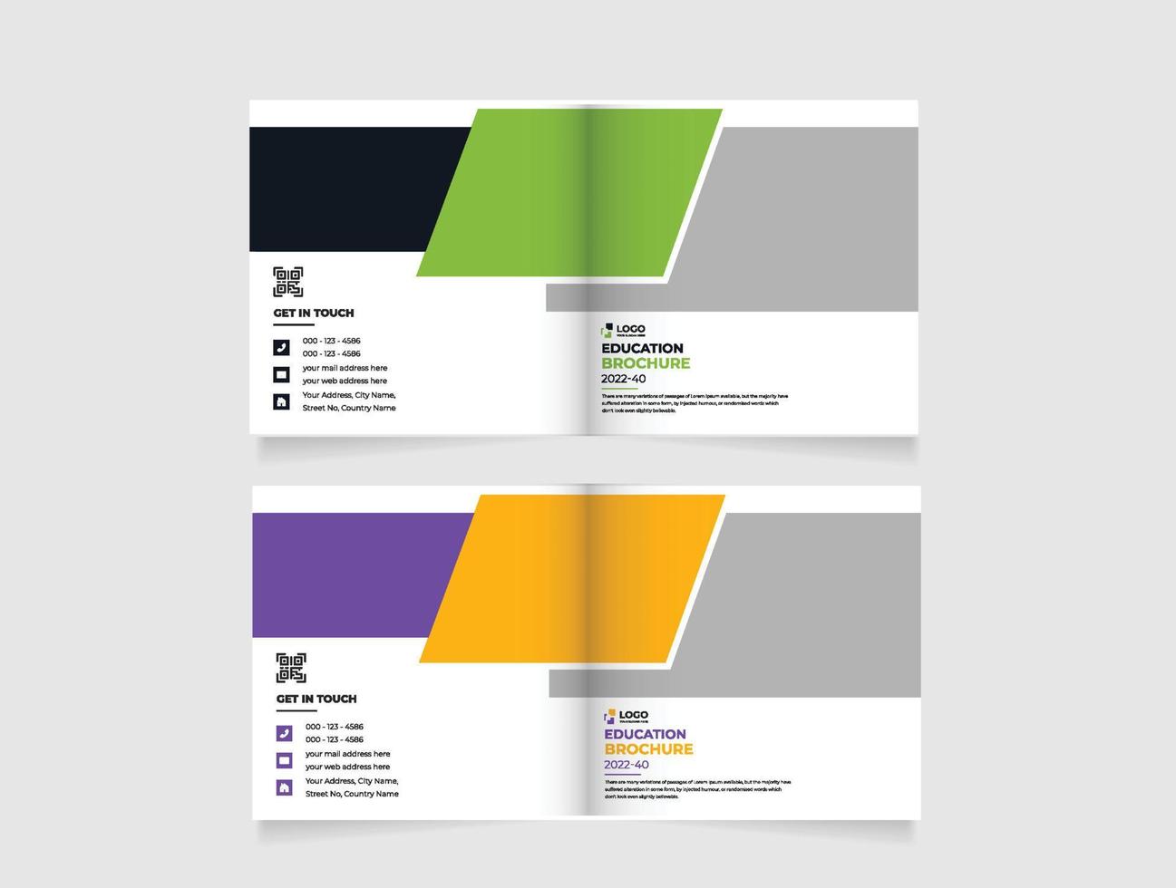 fyrkant broschyr mall omslag layout design. företags- företag årlig Rapportera, katalog, tidskrift vektor