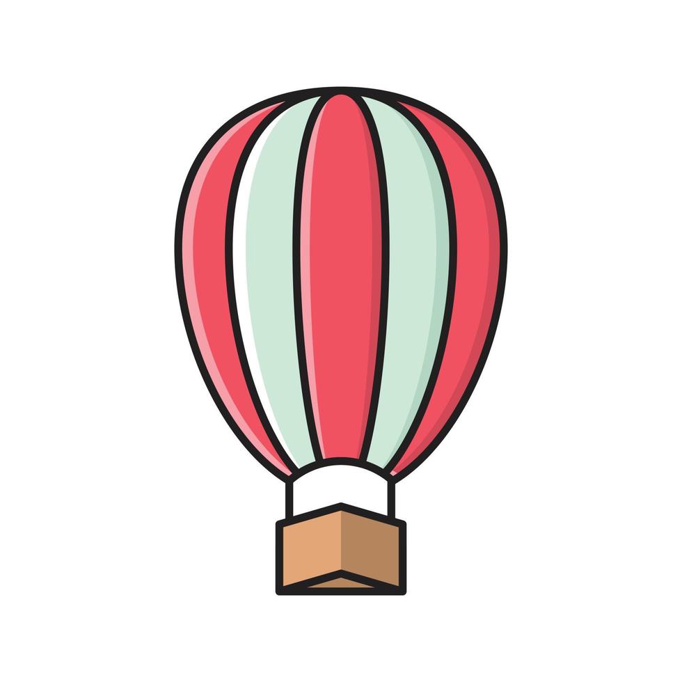 luftballonvektorillustration auf einem hintergrund. hochwertige symbole. vektorikonen für konzept und grafikdesign. vektor