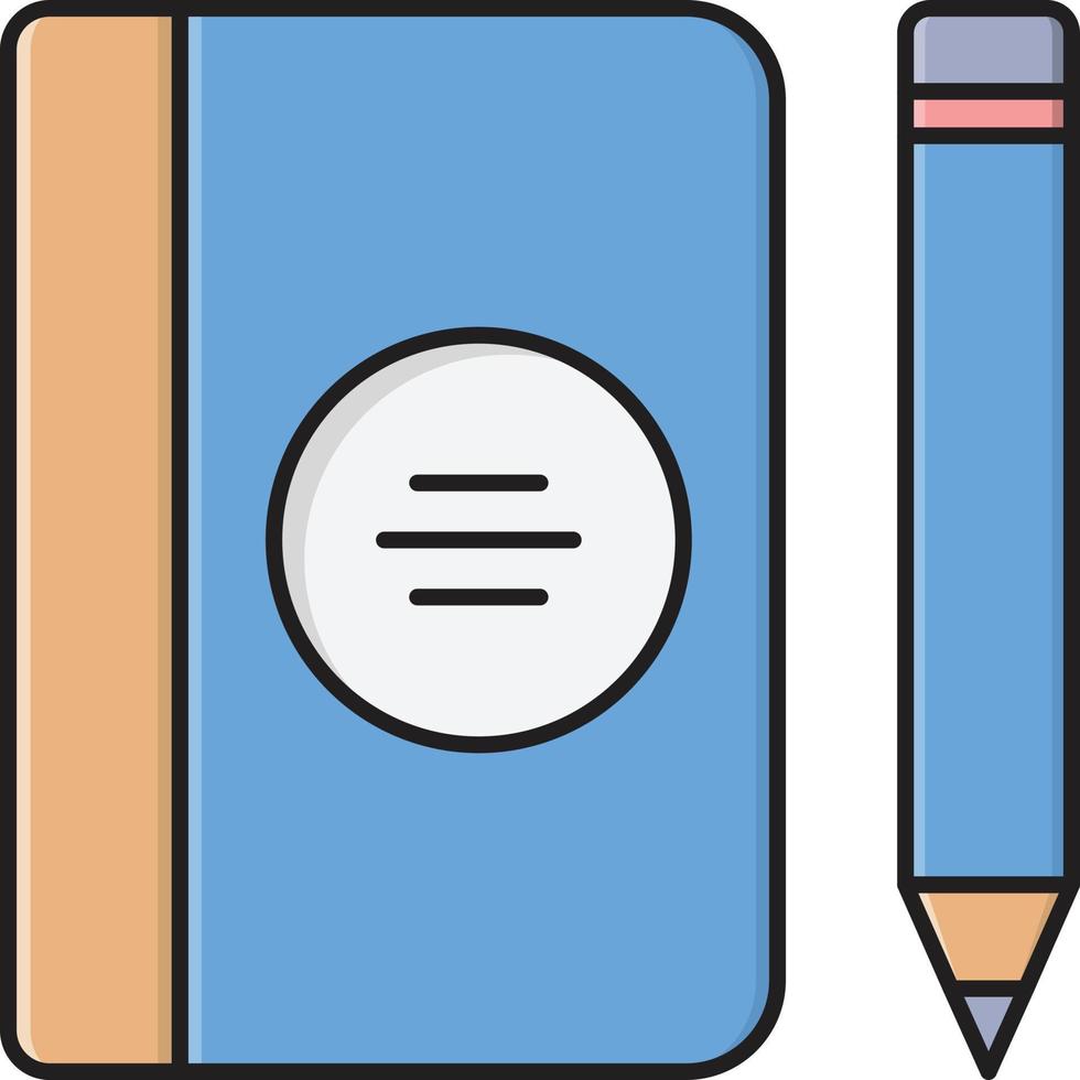 skriva dagbok vektor illustration på en bakgrund.premium kvalitet symbols.vector ikoner för begrepp och grafisk design.