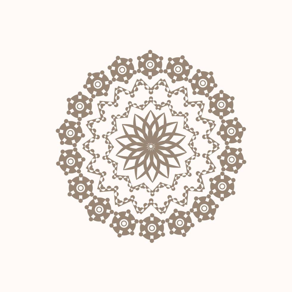 Luxusmuster im Hintergrund. Vektor-Mandala-Vorlage. Design-Elemente. traditionelle türkische, indische Motive. ideal für Stoff und Textil, Tapeten, Verpackungen oder jede gewünschte Idee und farbenfrohe Gestaltung vektor