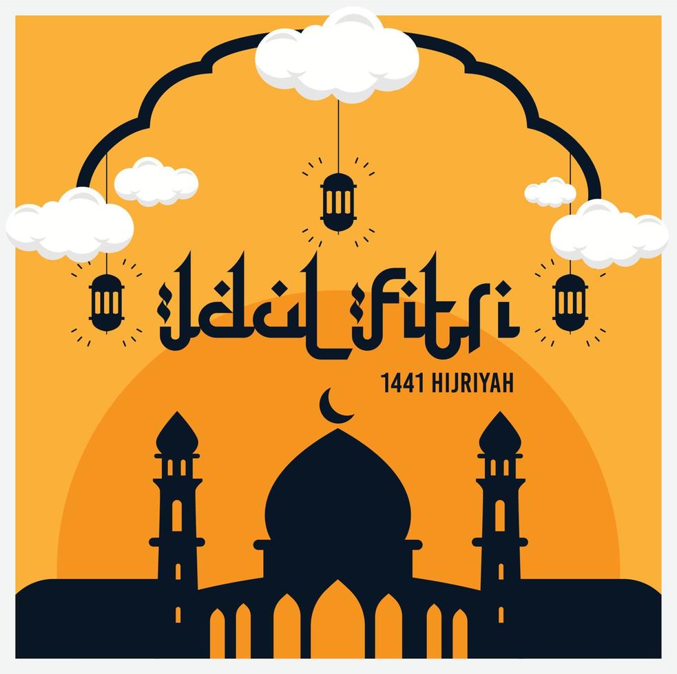 Ied Mubarak-Hintergrund vektor