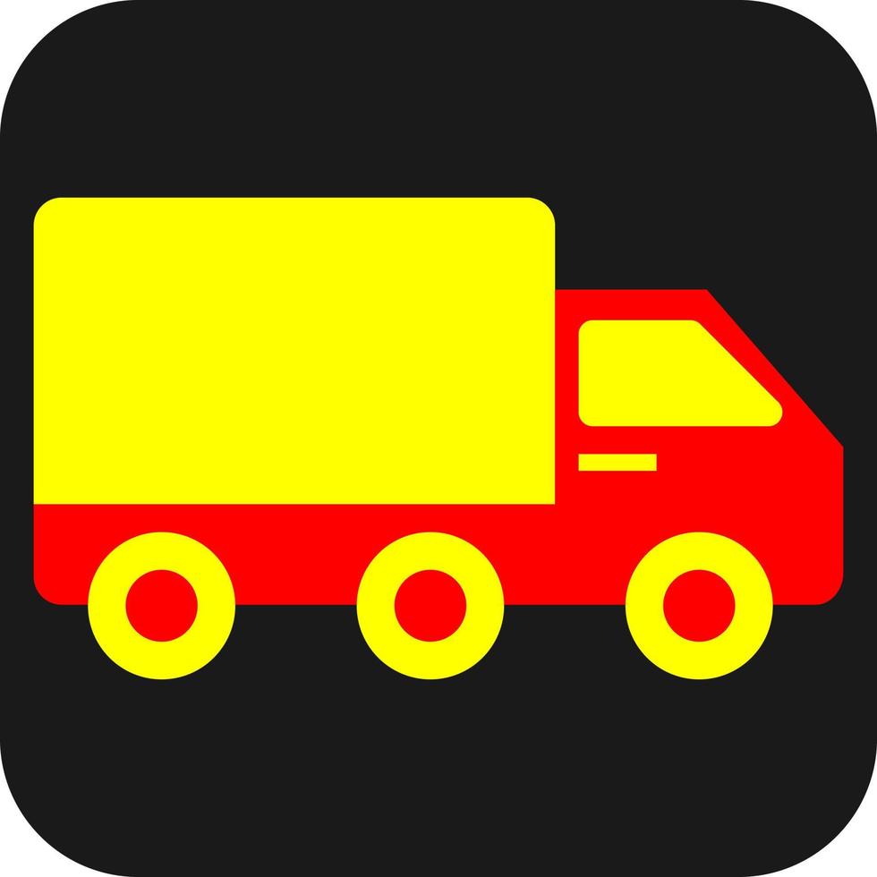 transport lastbil, illustration, vektor på en vit bakgrund.