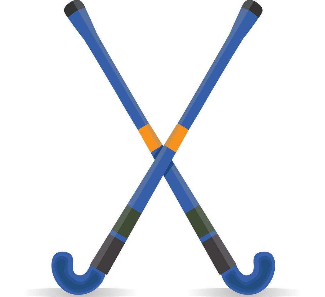 hockey pinnar ,illustration, vektor på vit bakgrund.