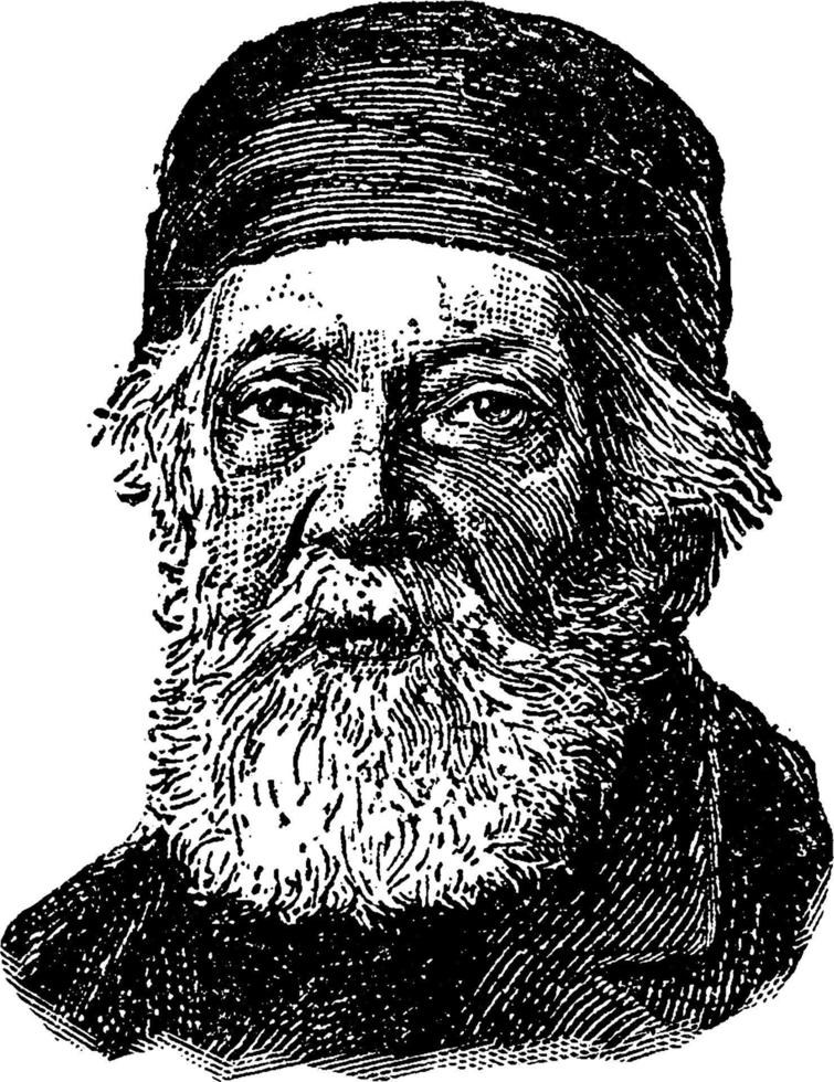 Louis kossuth, årgång illustration vektor