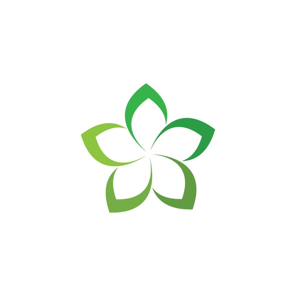 Blumenlogo-Vektor vektor