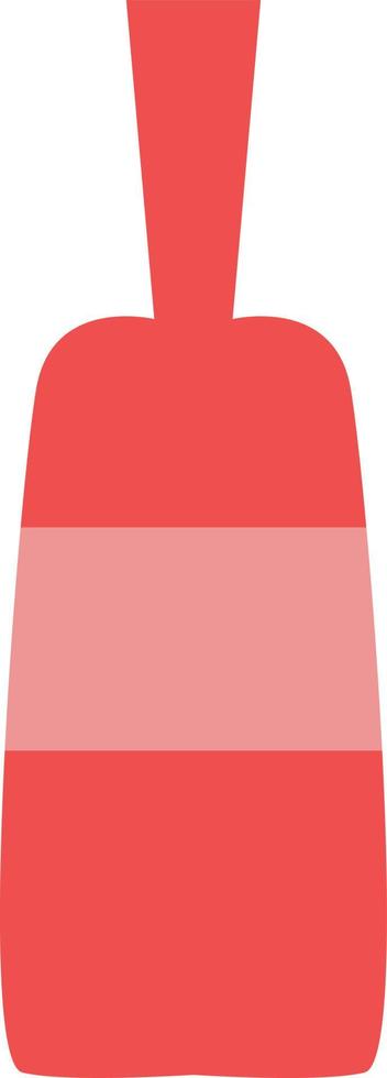 alkoholhaltig röd dryck, illustration, vektor, på en vit bakgrund. vektor