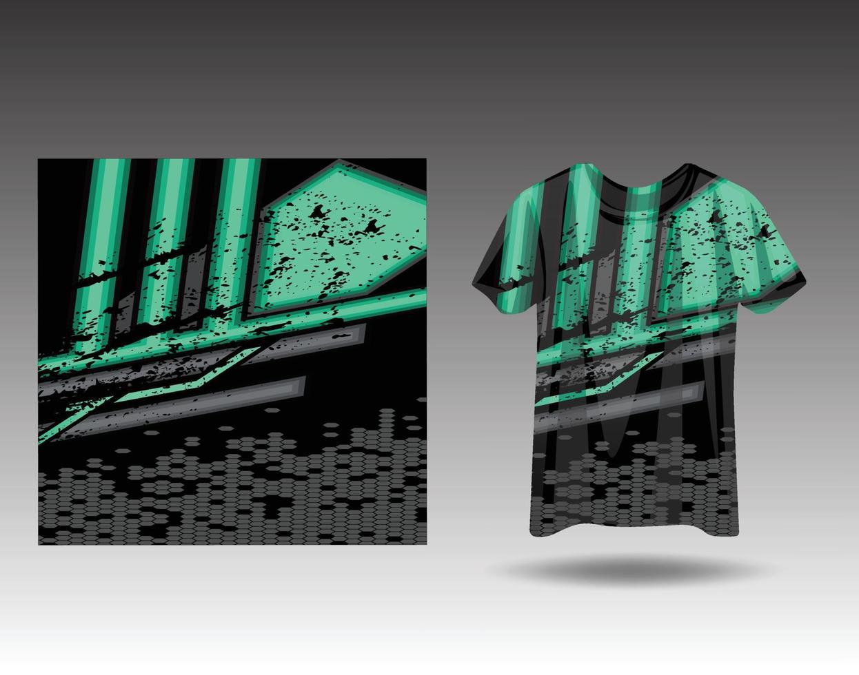 T-Shirt Sport Grunge-Hintergrund für extreme Trikot-Team-Rennradsport-Fußball-Gaming-Hintergrundtapete vektor