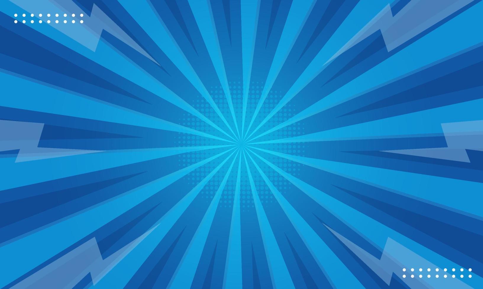blauer Hintergrund im Comic-Stil vektor