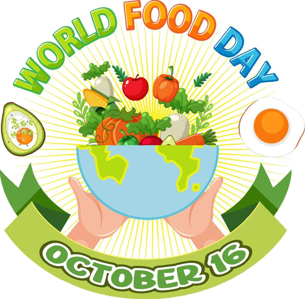 World Food Day banner design vektor